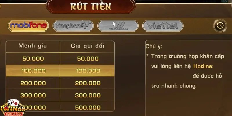 Rút tiền iwin 3 Hướng dẫn rút tiền Iwin